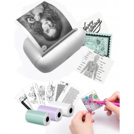 XBOSS L2 Small Label Printer - Portable Mini Thermal Inkless Machine for Phone & Tablet