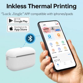 XBOSS L2 Small Label Printer - Portable Mini Thermal Inkless Machine for Phone & Tablet
