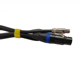 Mini XLR to Large XLR Microphone and Sound Card Cable (1M Black)