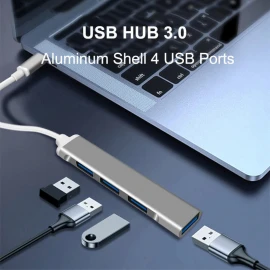 XBOSS C9 4 Port Type-c Pro Hub Adapter Type C Card Reader Splitter For Phone Lenovo Xiaomi Macbook Pro Air Pc Computer Notebook