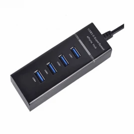 XBOSS C8 4 Port USB 3.0 Hub High Speed 5Gbps Transfer Speed Lightweight USB Cable Adapter for PS4/PS4 Slim/Ps4 Pro//XBOX ONE/XBOX360/Computer Laptop PC 