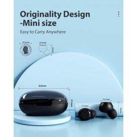 XBOSS T62 Best Bluetooth Earbuds for Android and Iphone 5.3 Small Earphone Stereo Waterproof