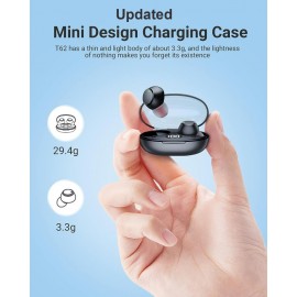 XBOSS T62 Best Bluetooth Earbuds for Android and Iphone 5.3 Small Earphone Stereo Waterproof