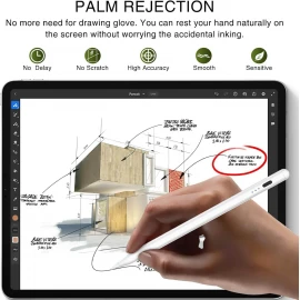 Stylus Pen for iPad – Fast Charging, Magnetic, Tilt & Palm Rejection, iPad 6-10, Air 3-5, Mini 5-6, Pro 11/12.9/M4