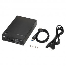 XBOSS HD+ USB 3.0 2.5" 3.5" SATA Hard Drive External Enclosure for SSD HDD Disk Case Box 5Gbps Support UASP 8TB Drives OTB One Touch Backup