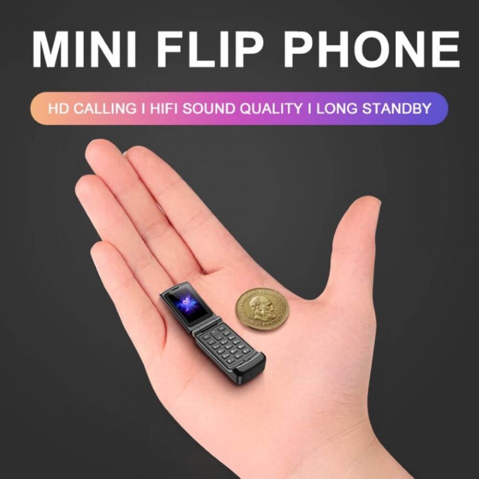 XBOSS F1 Mini Flip Mobile Phone Smallest Phone in The World New Design ...